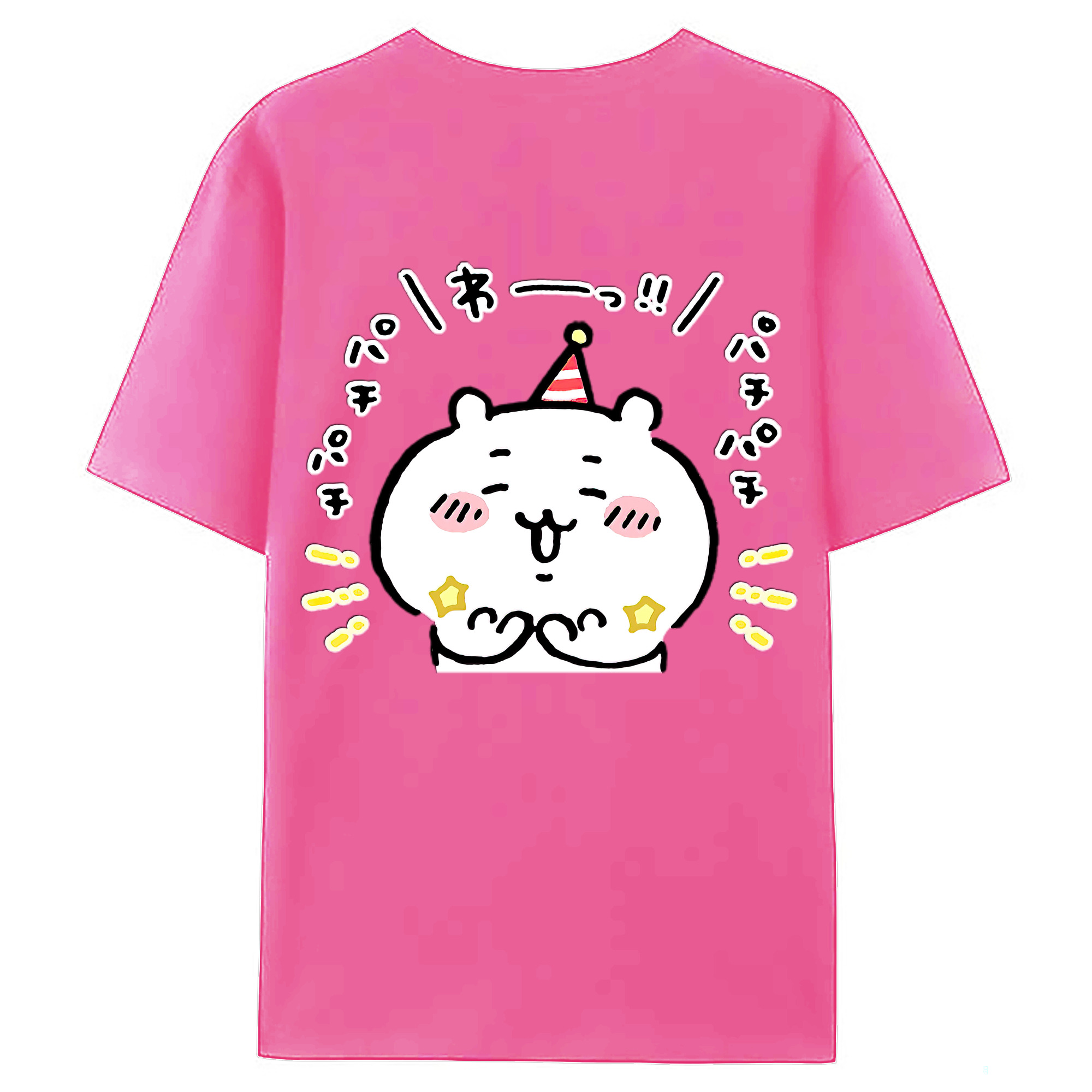 （画像用） ちいかわ ちいかわ Chii-kawa chiikawa レディース半袖Tシャツ(バックプリント)